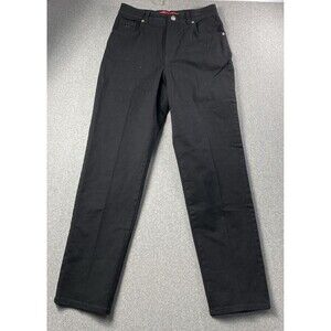 gloria vanderbilt jeans Women Size 8 M Black ( Waist 30”)